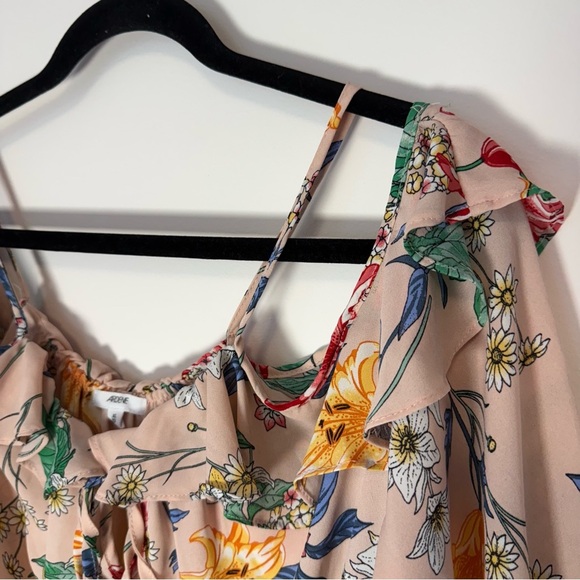 Ardene Floral Off-Shoulder Top with sleeves Size XL - Picture 3 of 9